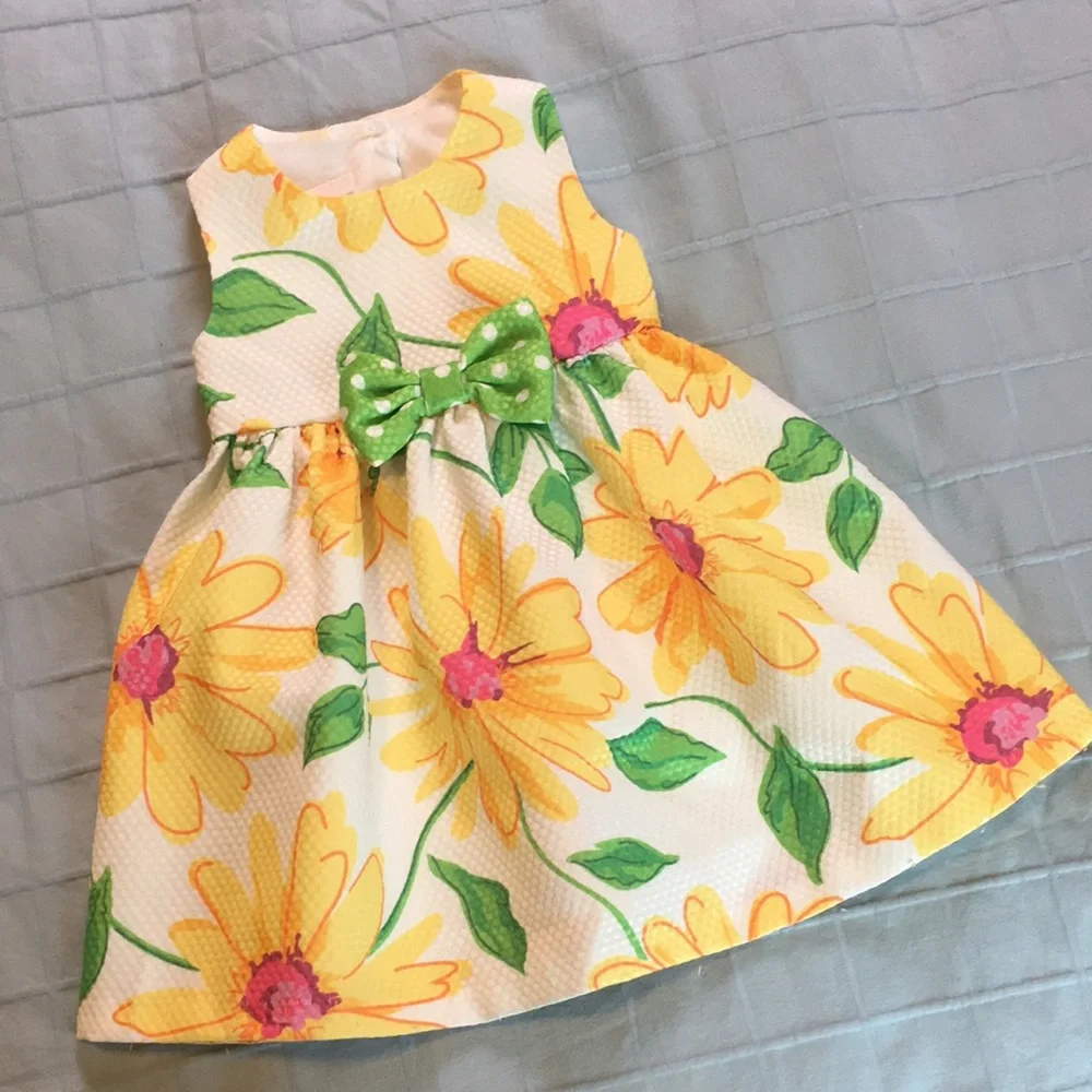 Bonnie Baby Floral Fit & Flare Dress